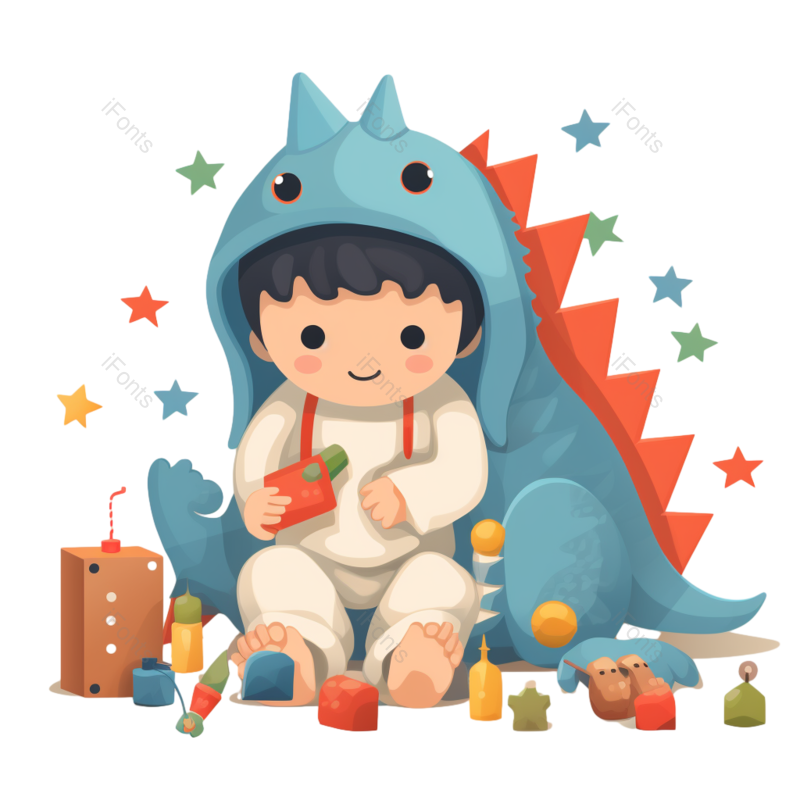 拼图图片,人物元素,扁平PNG,庆祝免抠素材